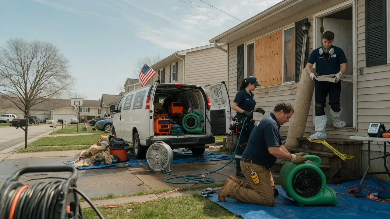 Water Damage Restoration in Ohlman, IL near me